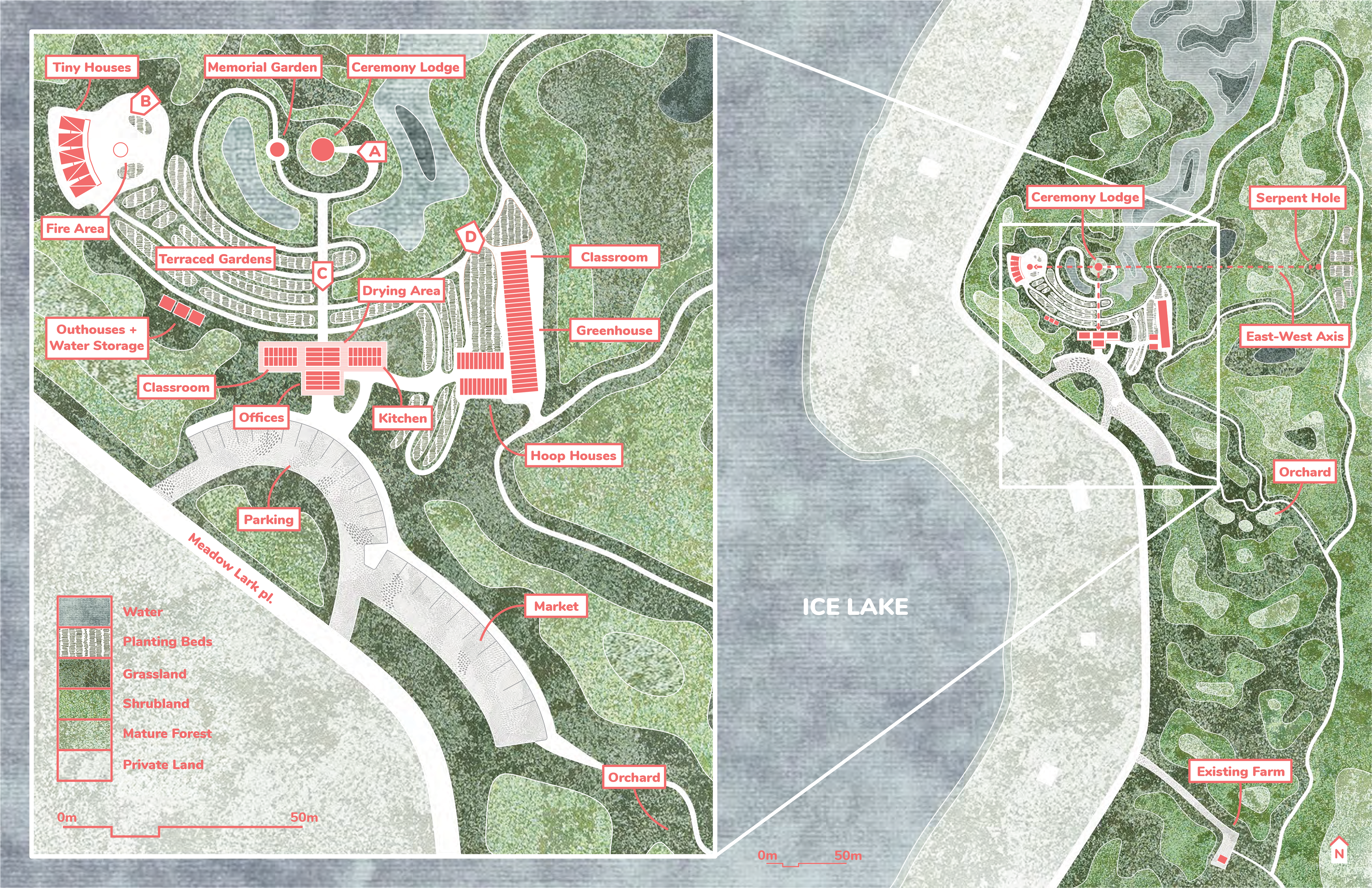 We will plat lodge site map
